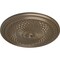 Ekena Millwork Trinity Ceiling Medallion (Fits Canopies up to 3"), Hand-Painted Warm Silver, 22"OD x 1 3/4"P CM22TNWSS - alternate 3